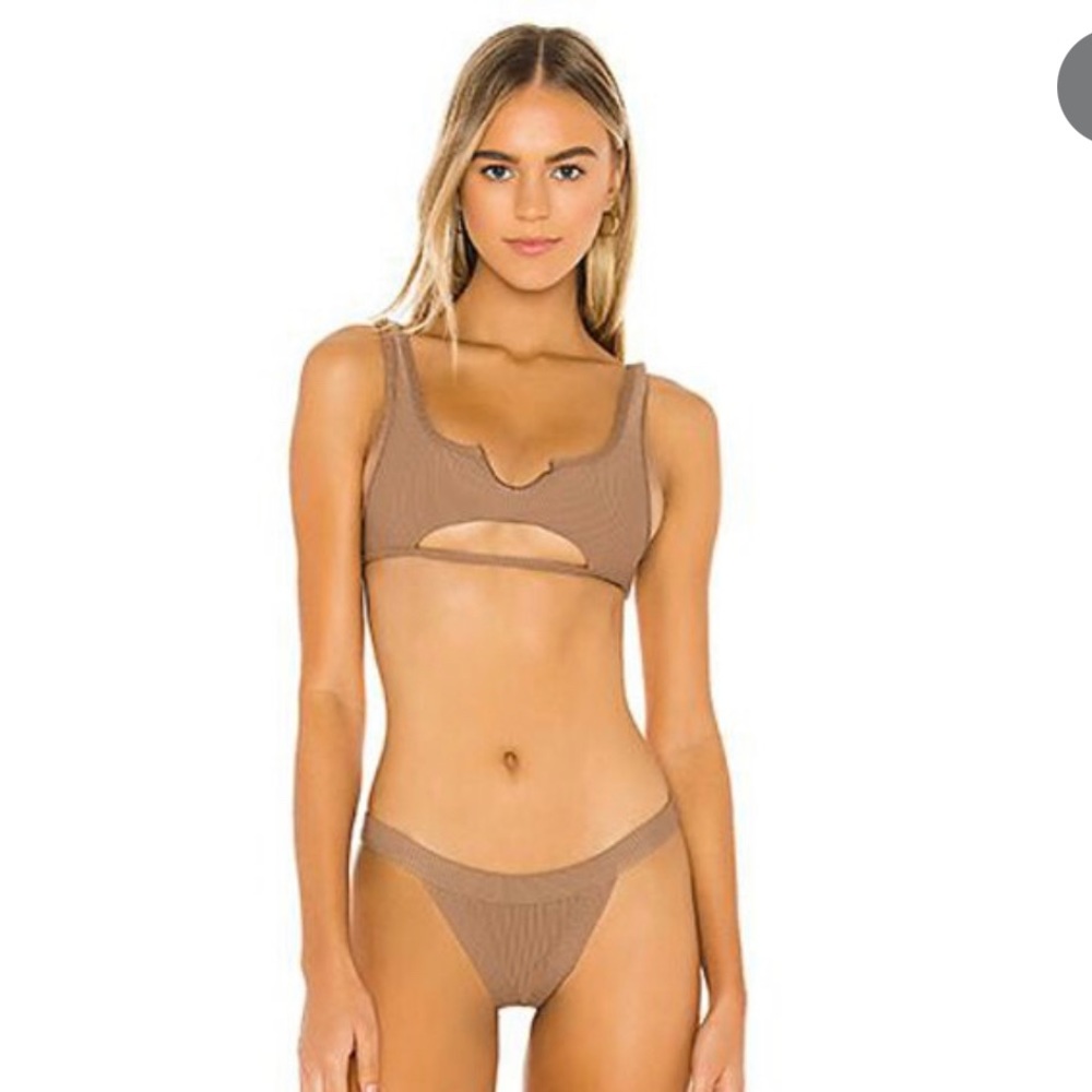 Frankie’s bikinis Cole bottom - tan/brown